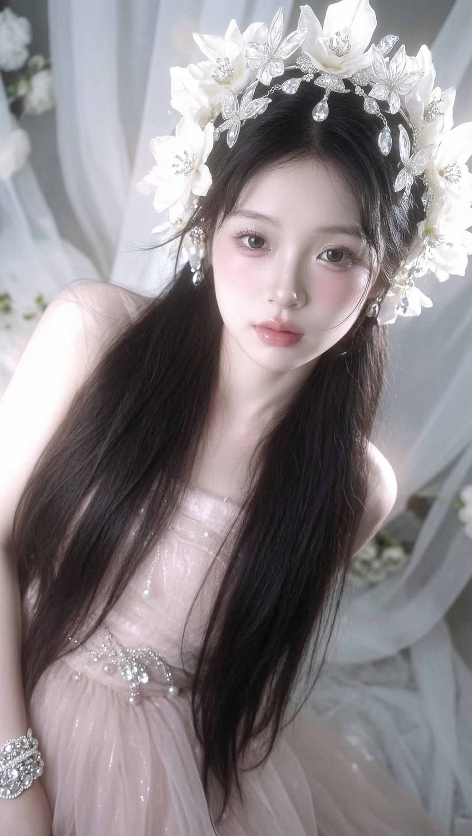 古风朦胧柔系版女生照 | 一键上传 - 作品图1