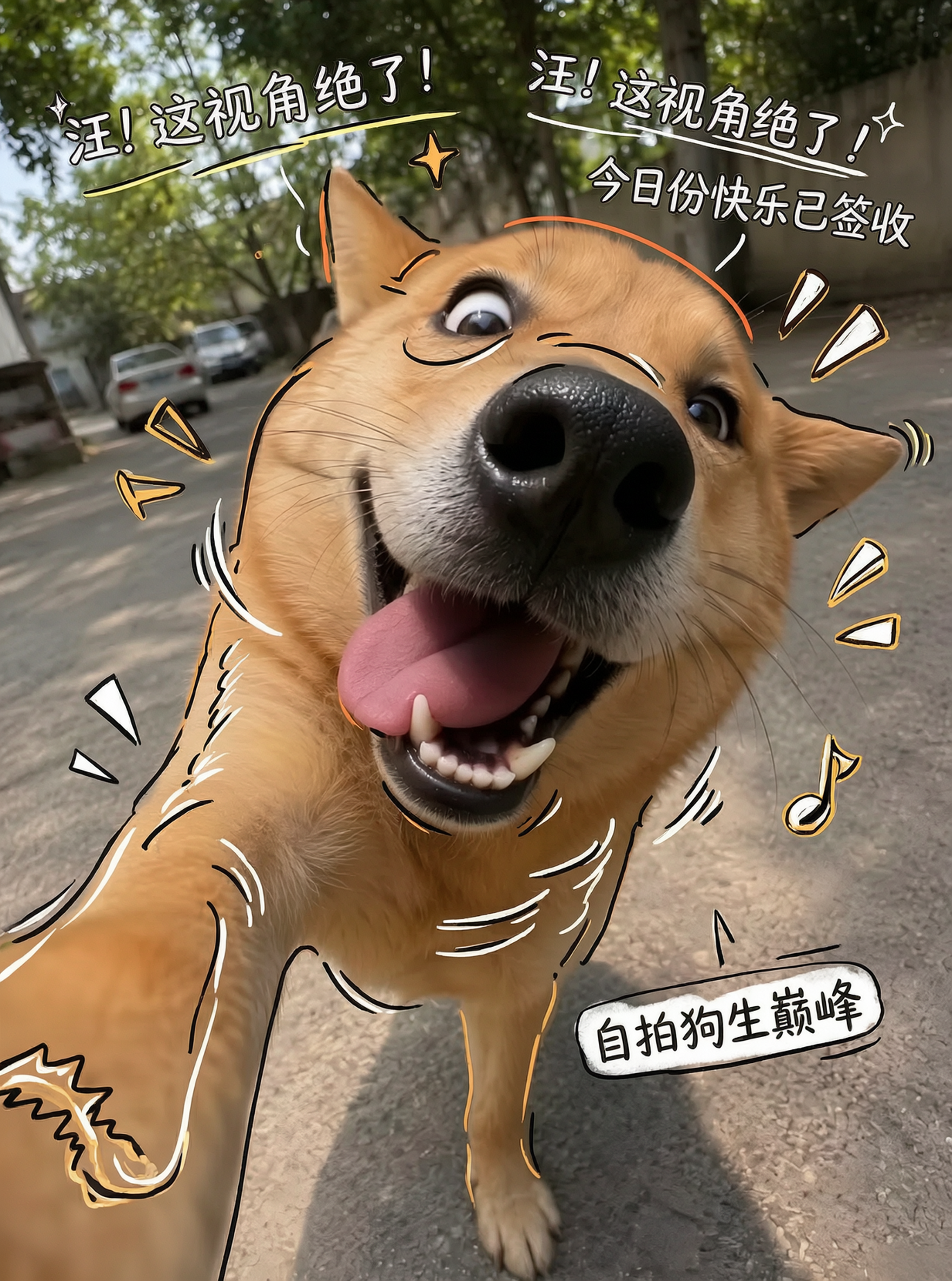异想天开趣味涂鸦🔥上传照片查看今日心情 - 作品图1