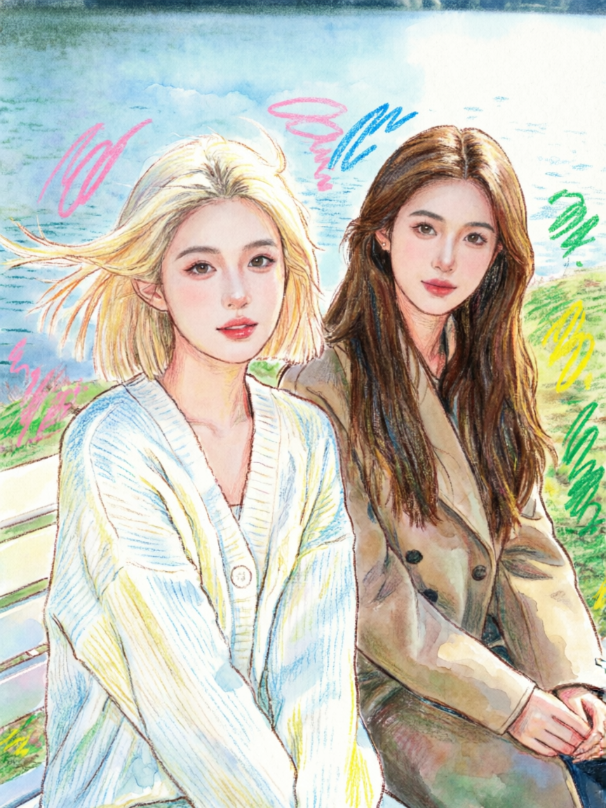 一键生成彩绘写真 - 作品图1