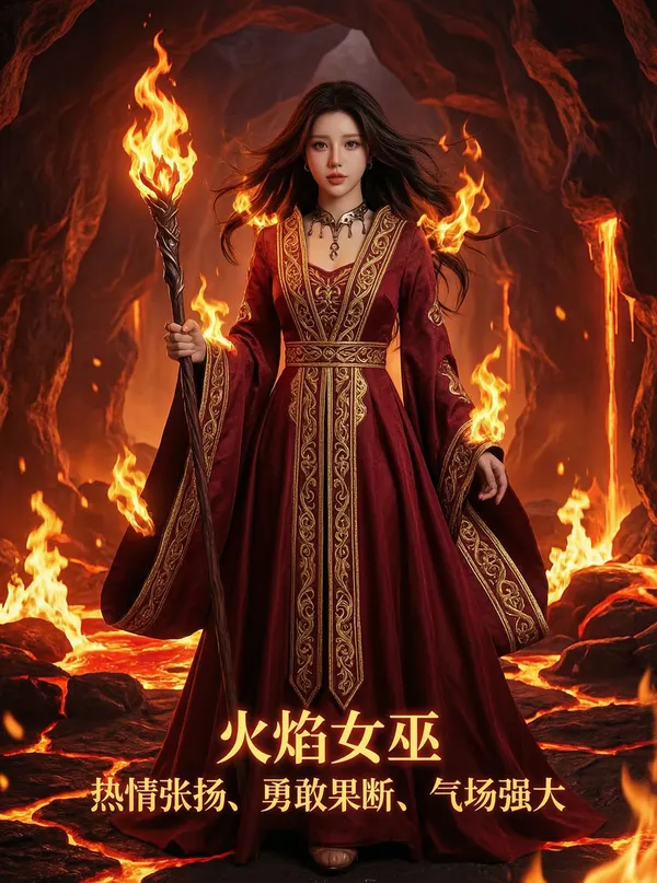 🔥测你在魔法世界是什么女巫？ - 主图（AI艺术作品）