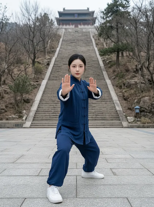 功夫太极|道观写真 - 主图（AI艺术作品）