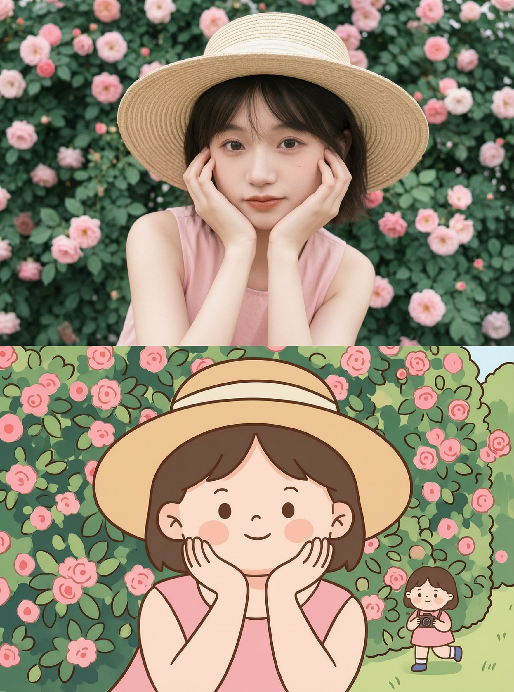 旅行定格|动画二宫格大片📷 - 作品图1