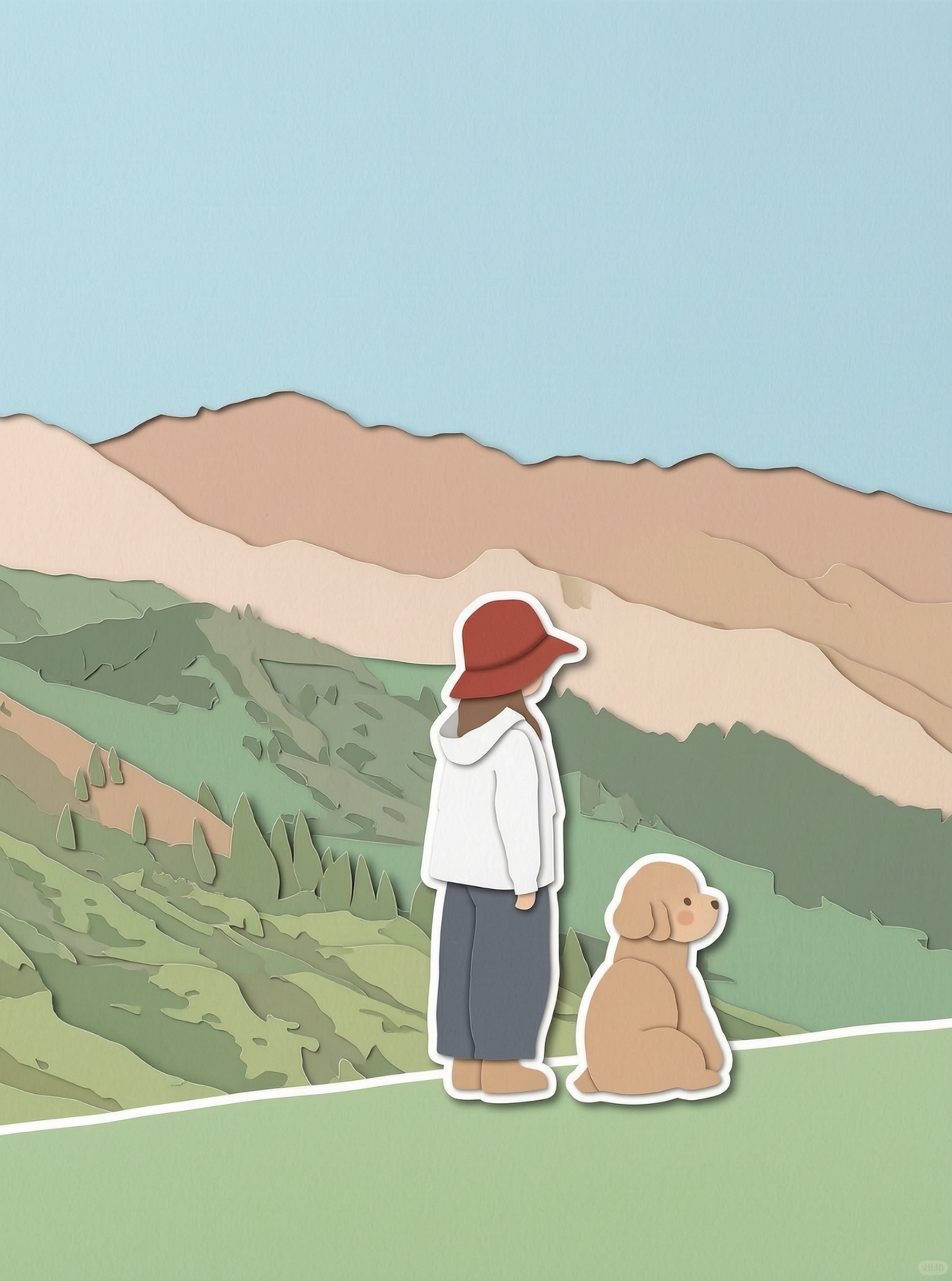 废片一键秒变剪纸风替换照片即可 - 作品图1