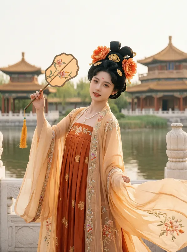 不同朝代女子写真照 - 主图(AI艺术作品)