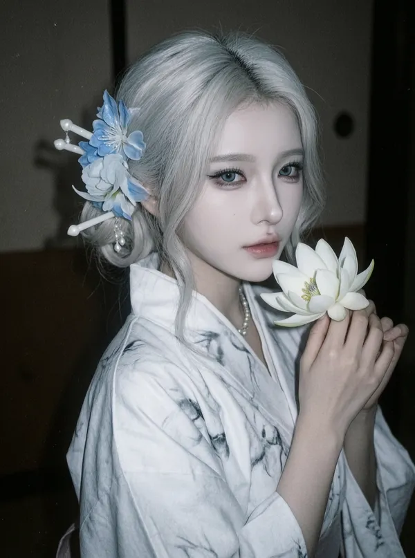 📸Wan2.7|AIcos鬼灭之刃堕姬 - 主图（AI艺术作品）