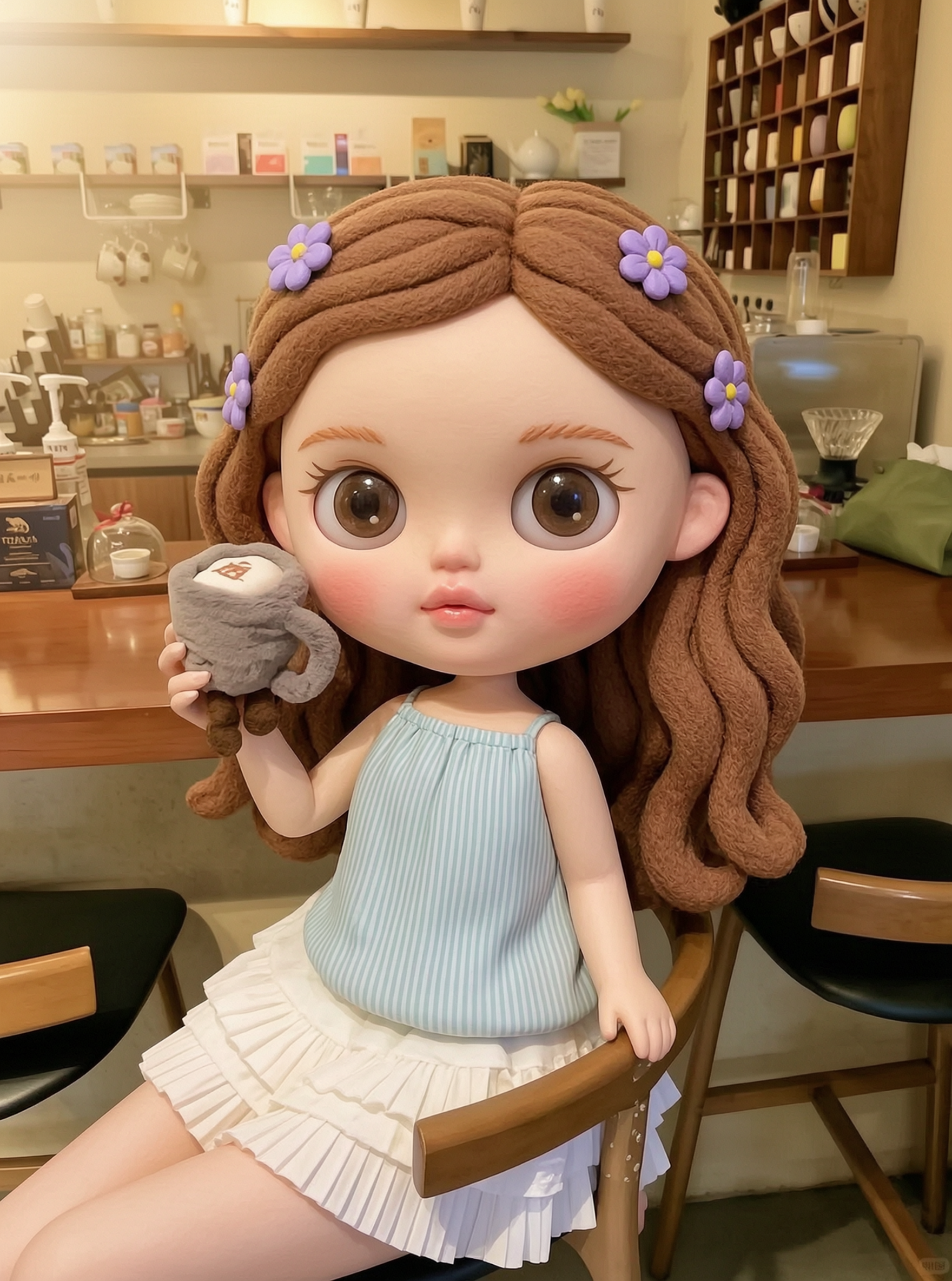 夏日Blythe doll风格大头娃娃风 - 作品图1