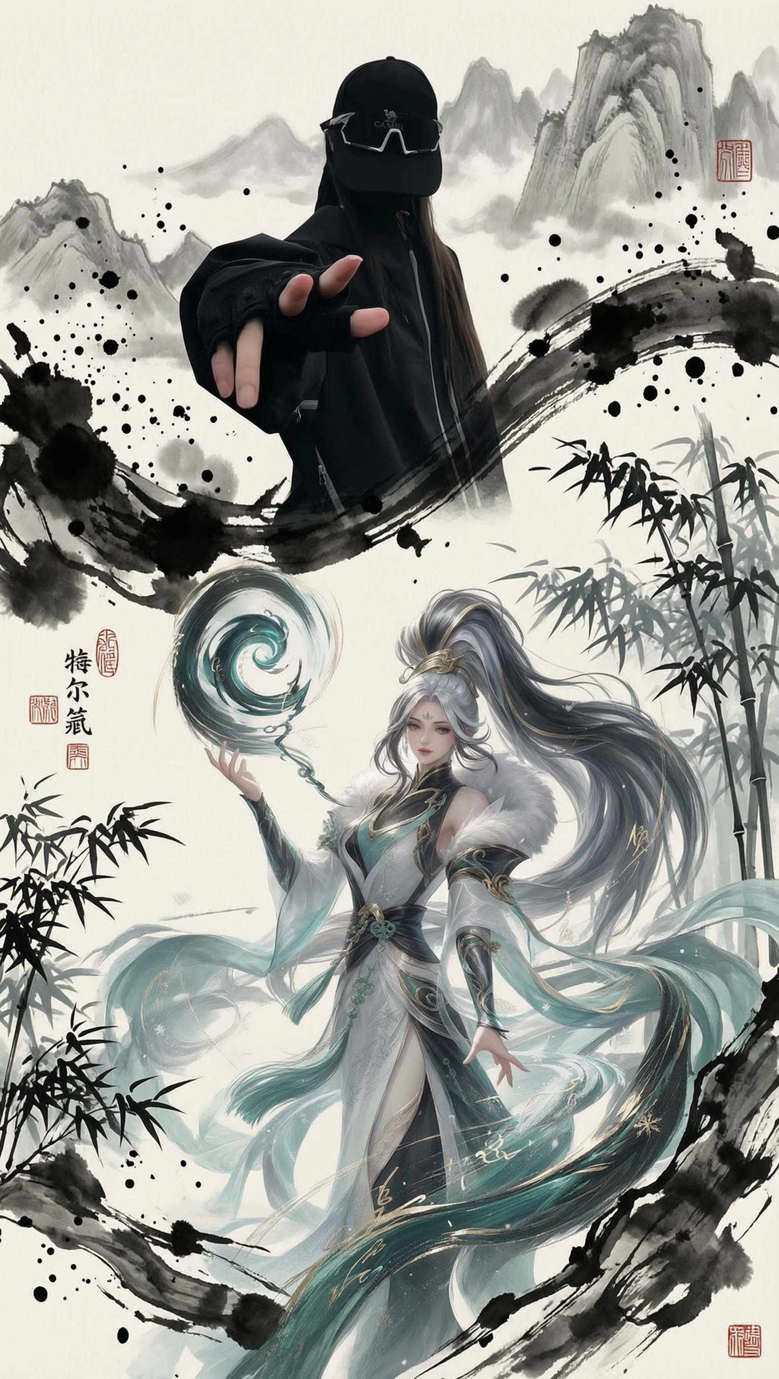 我想起来了英雄联盟水墨画特效 - 作品图1
