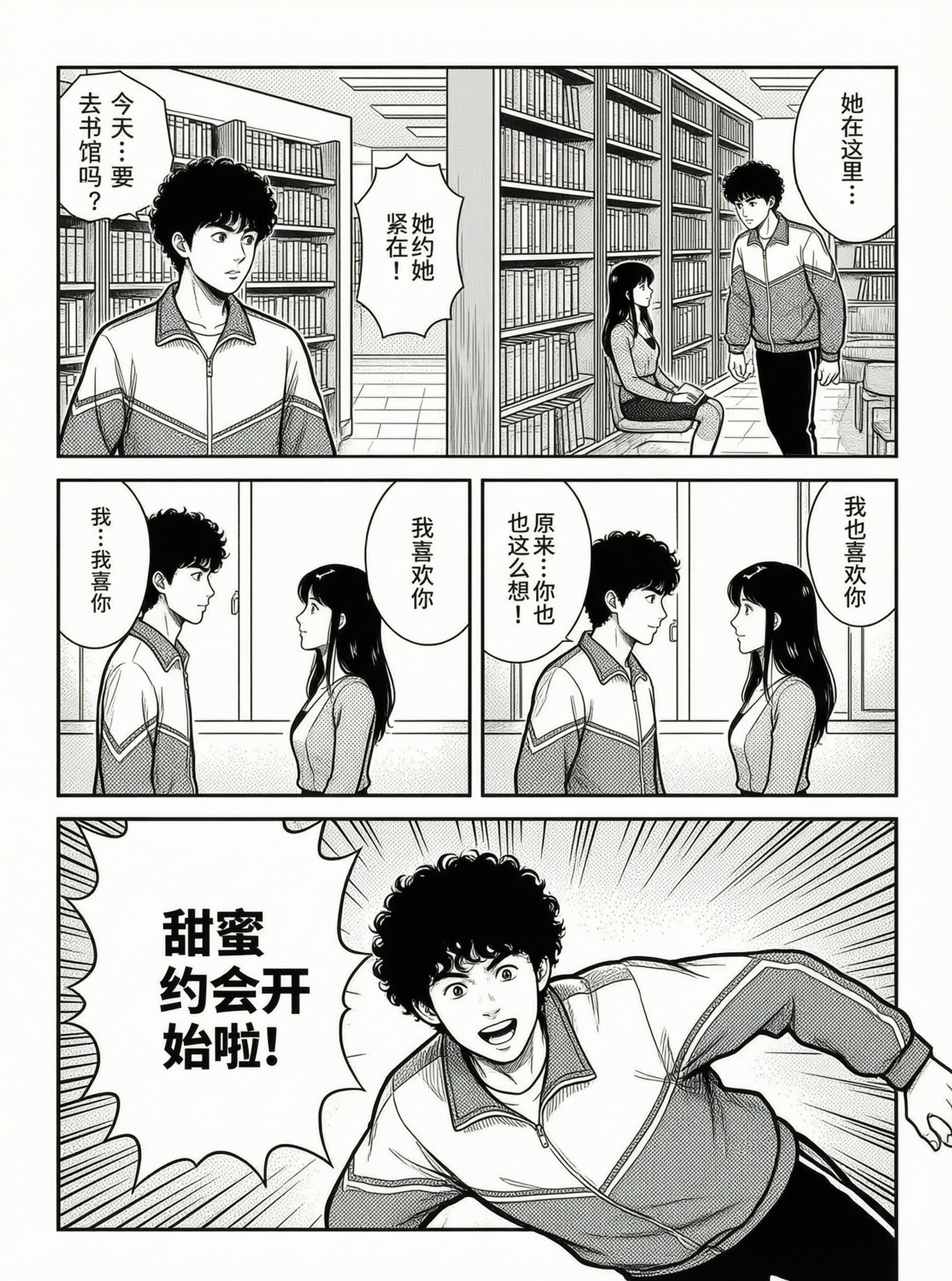 成为漫画主角甜蜜爱情系列 - 作品图1