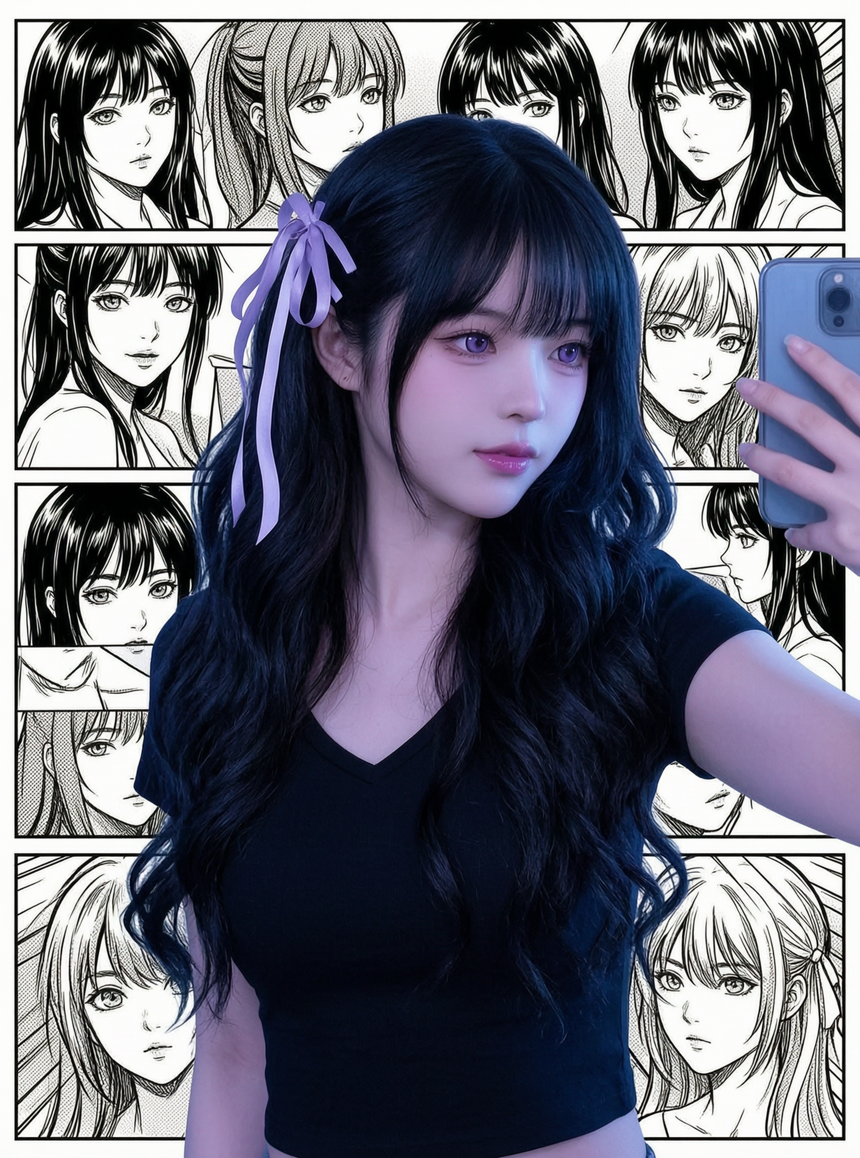 二次元融合风绝美写真 - 作品图2
