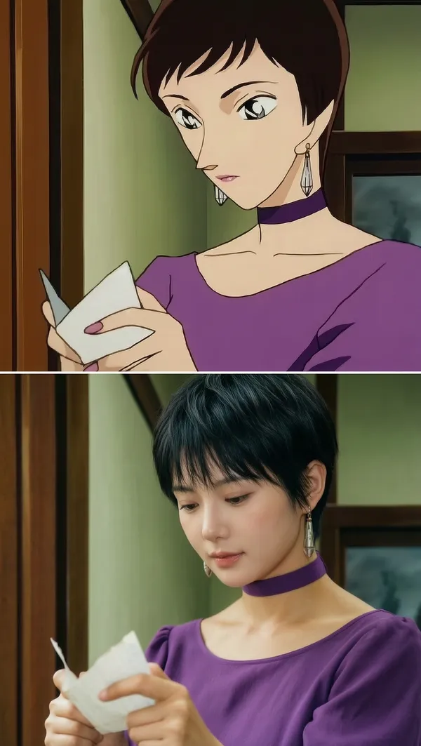 把池田知佳子从动画里请出来了 - 主图（AI艺术作品）