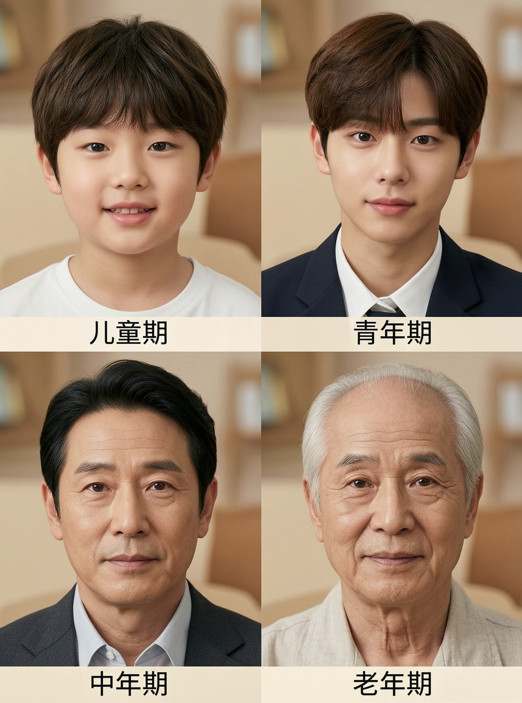 看看不同年龄的自己|上传图片得同款 - 作品图1
