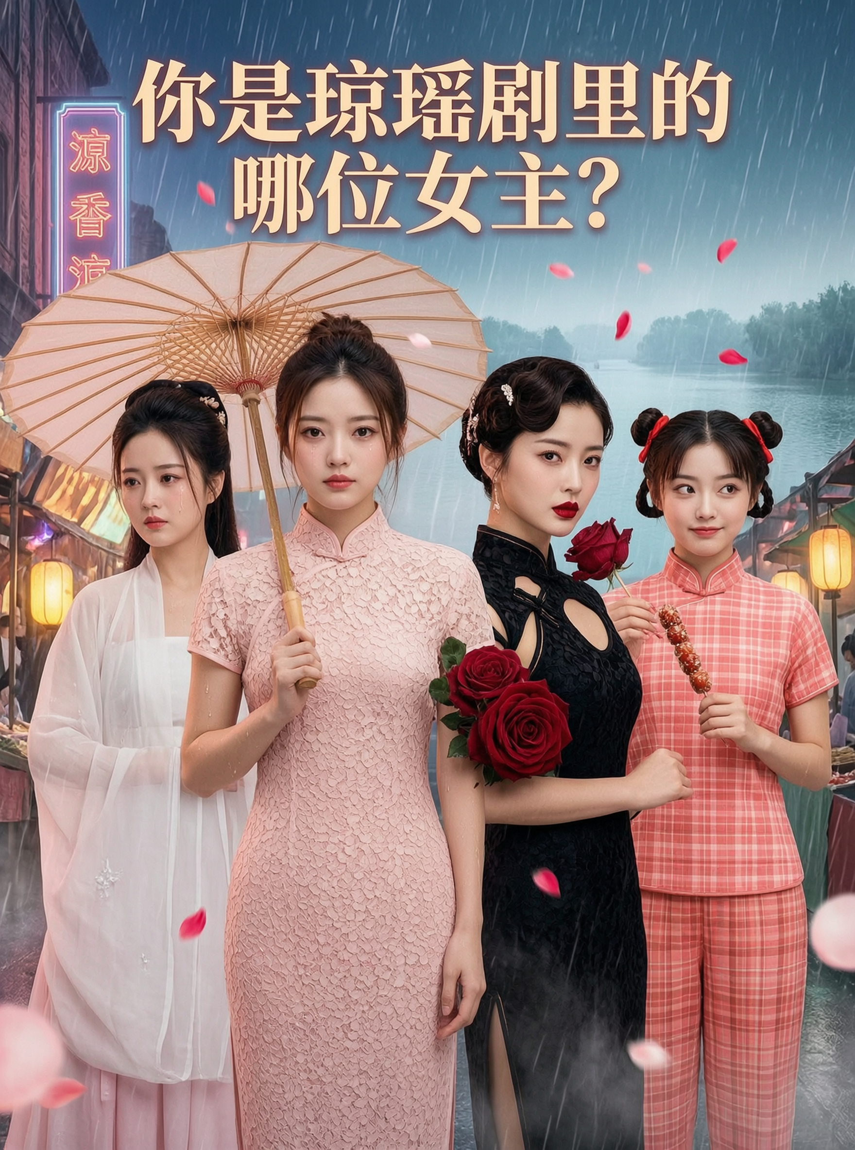 测一测:你是琼瑶剧里的哪位女主✨ - 作品图1