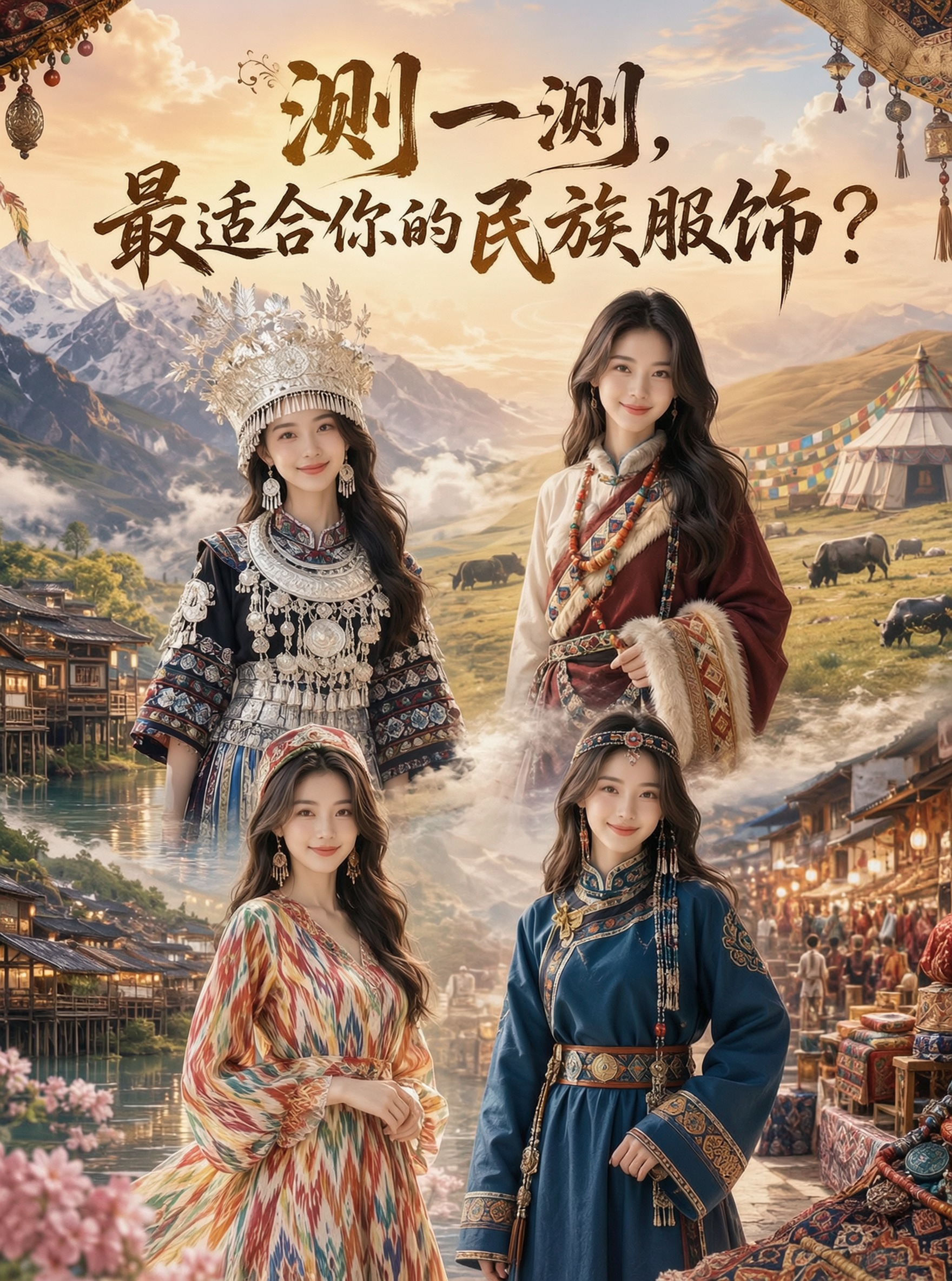 测一测,最适合你的民族服饰? - 作品图1