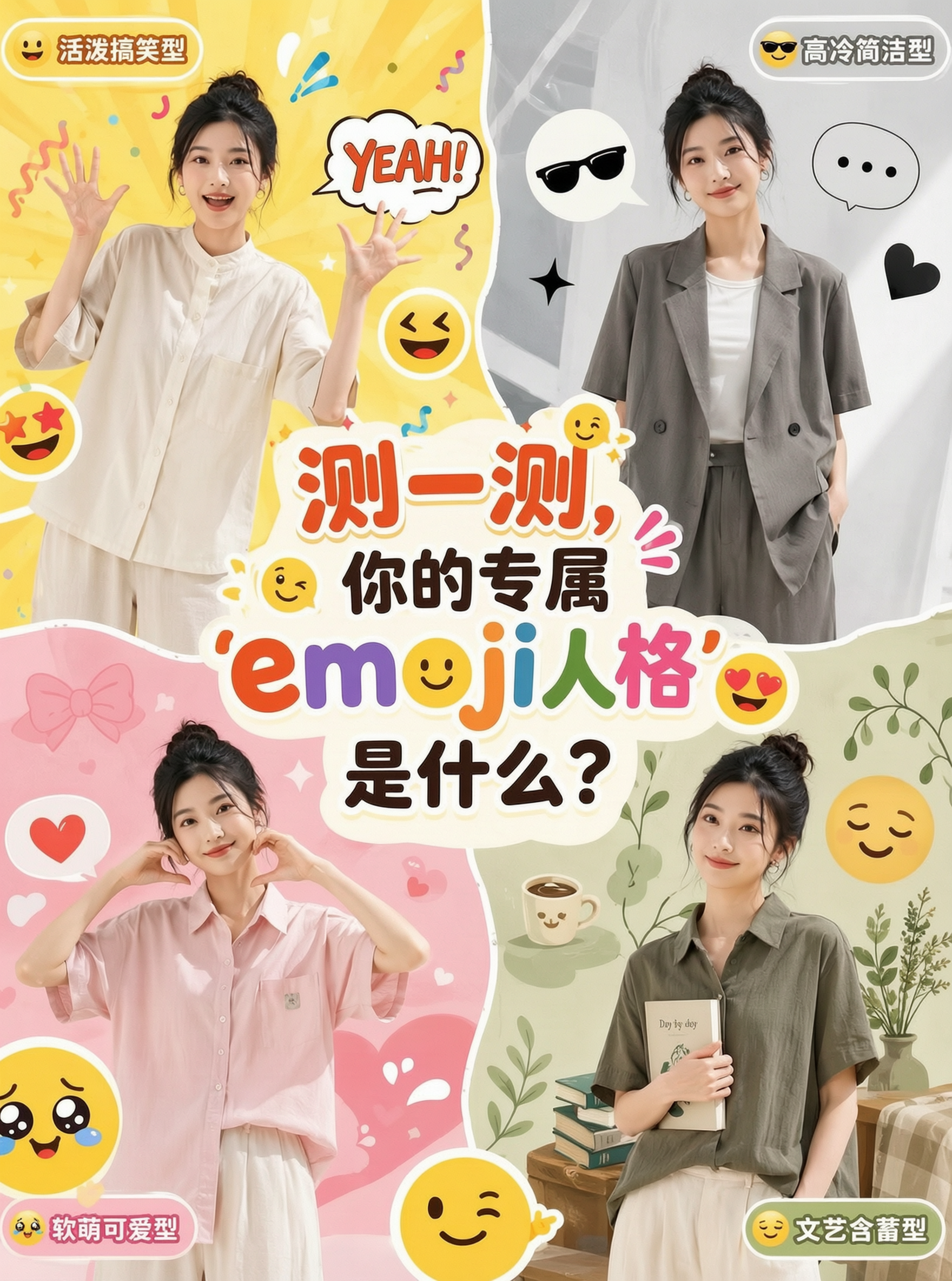 测一测,你的专属emoji人格! - 作品图1