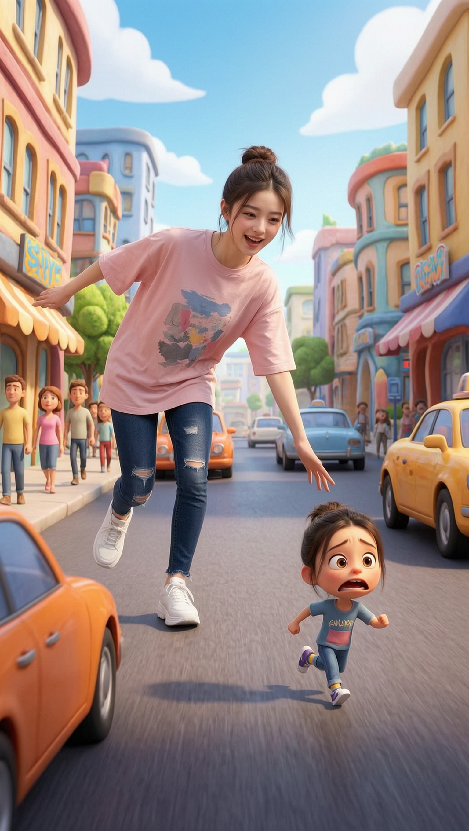 我被自己追着跑,笑死我了! - 作品图2
