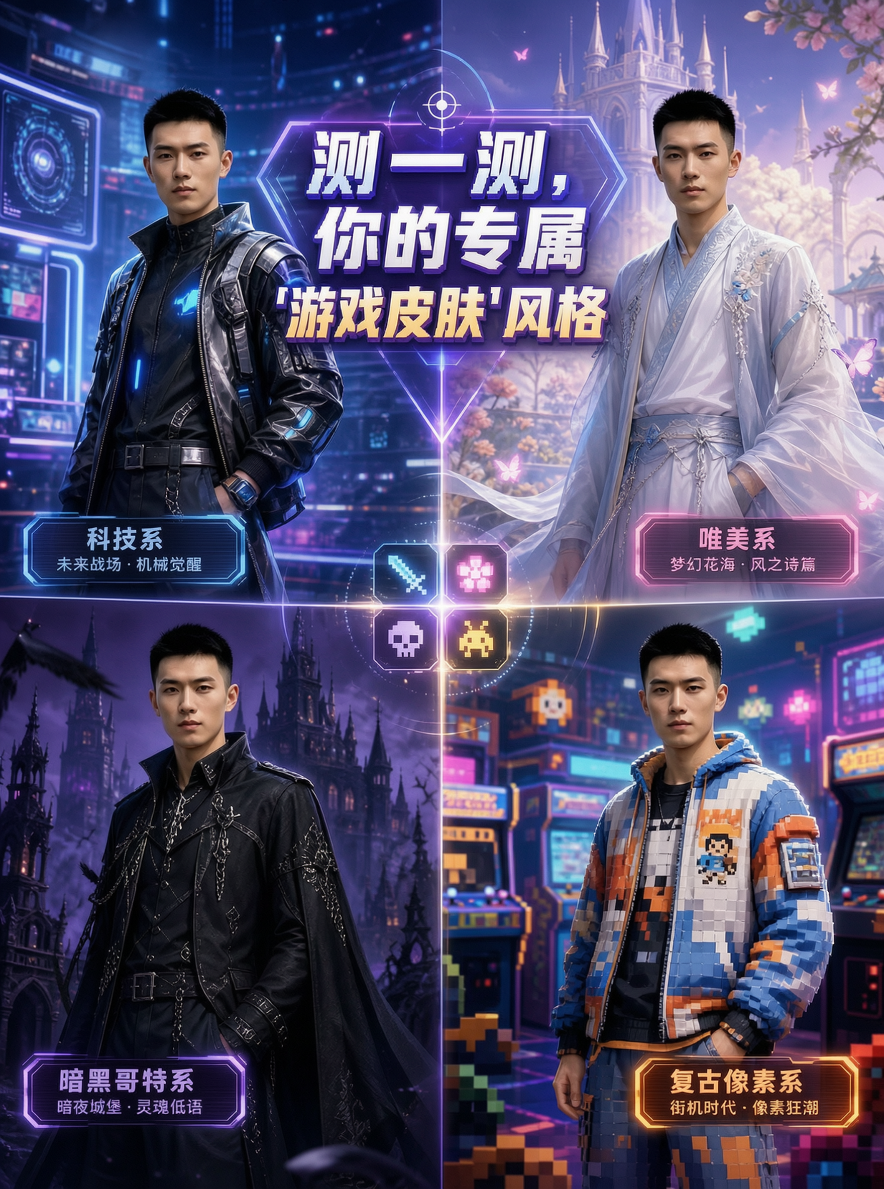 测一测,你的专属"游戏皮肤"风格 - 作品图1
