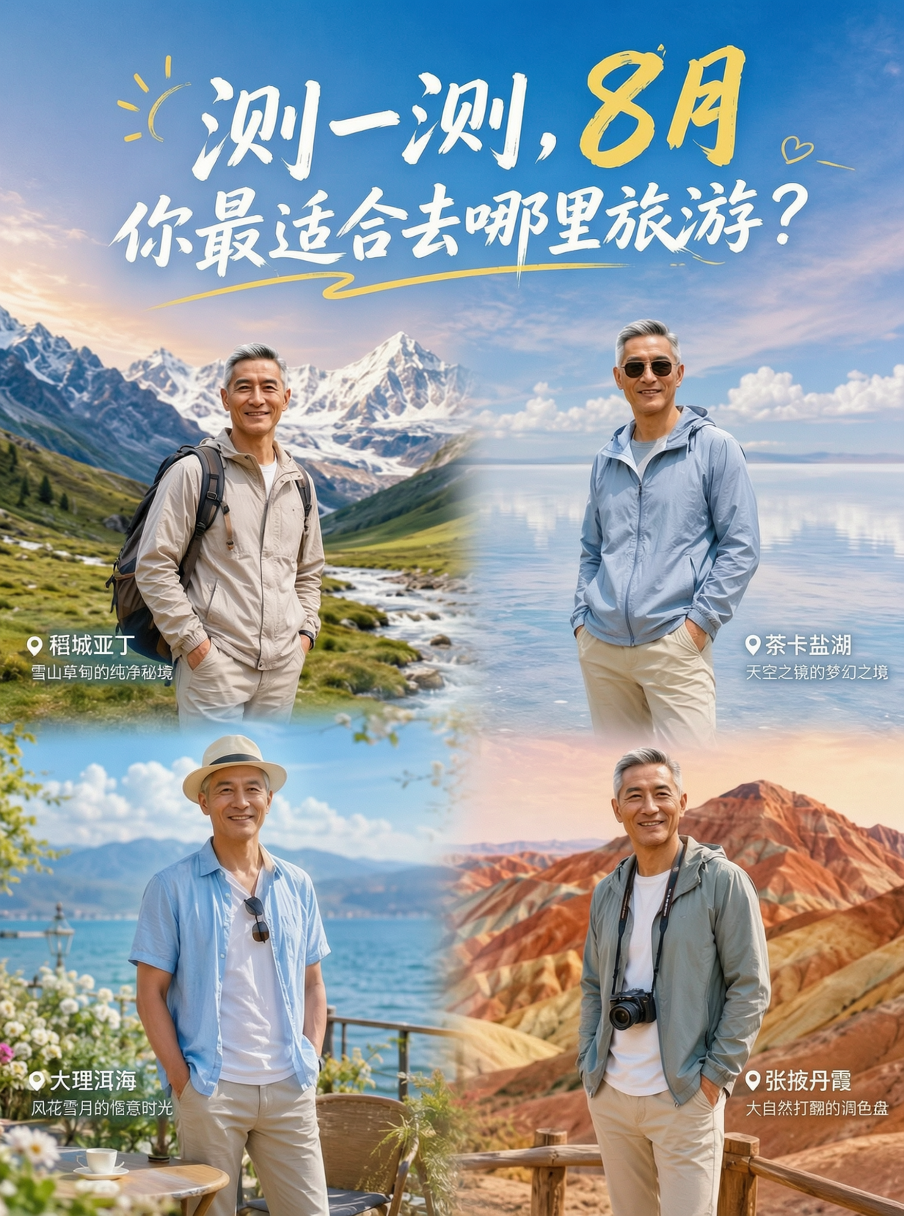 测一测，8月你最适合去哪里旅游？ - 作品图1