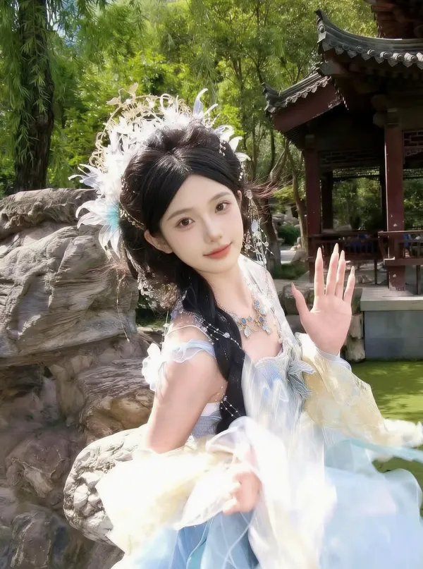 古风装扮少女自拍（导入照片做同款） - C作品