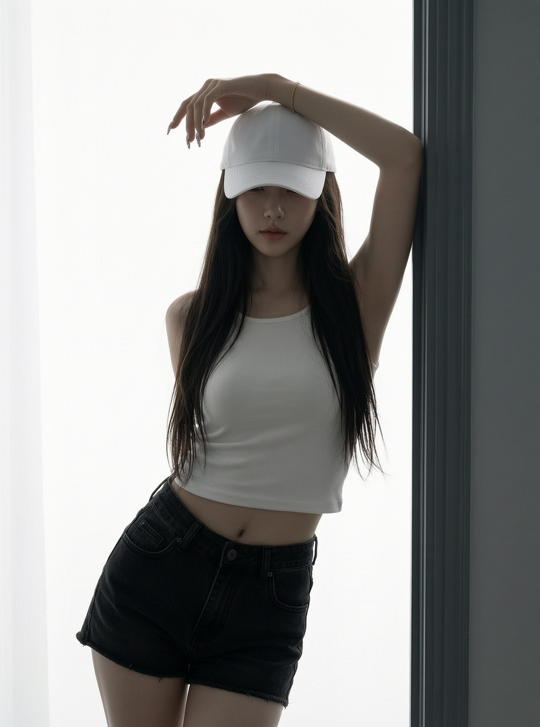 绝美光影✨韩系酷感逆光剪影写真 - 作品图1
