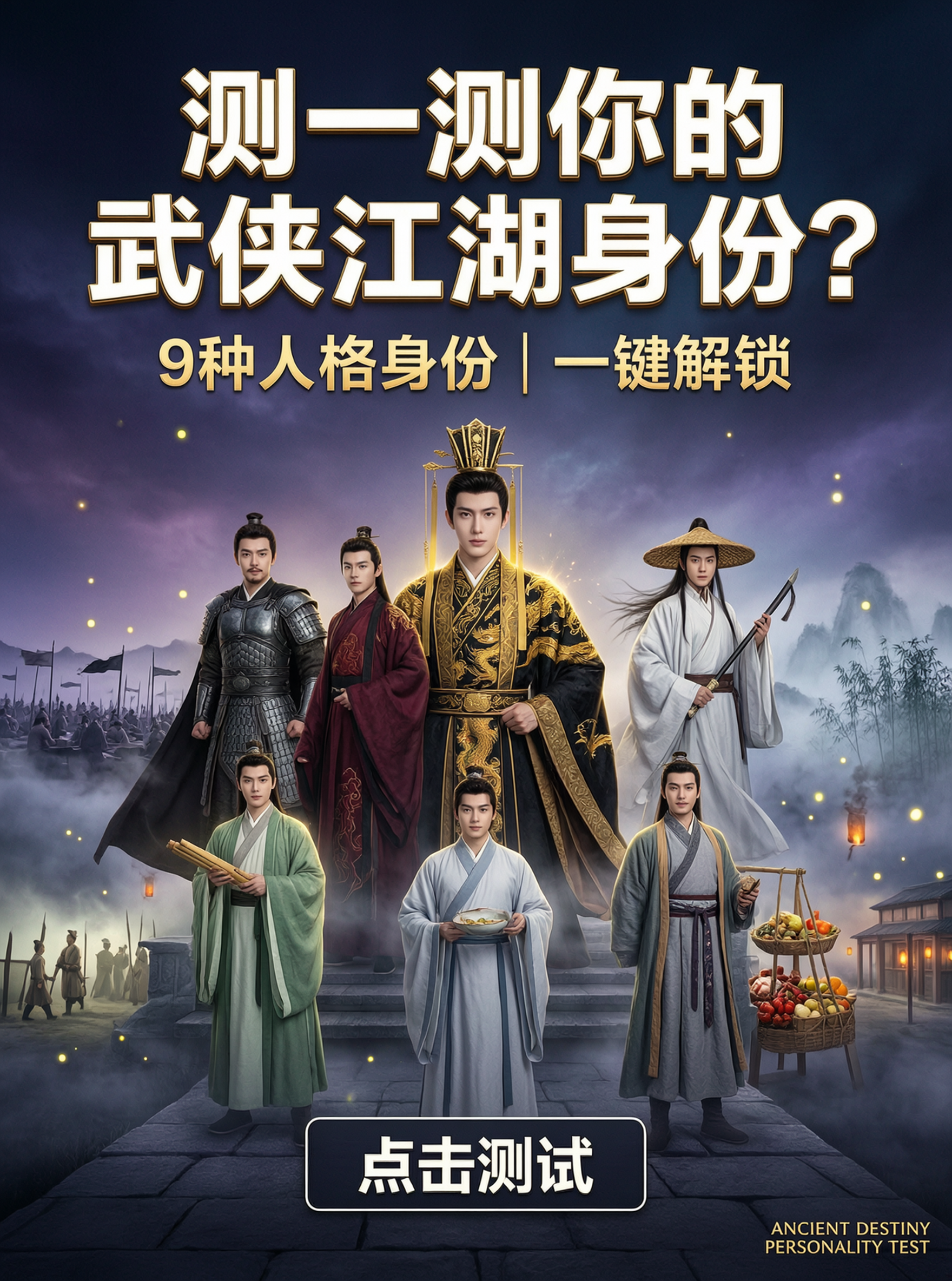 测一测你的武侠江湖身份 - 作品图1