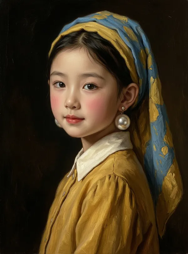 经典油画cos写真✨上传照片做同款 - 主图（AI艺术作品）