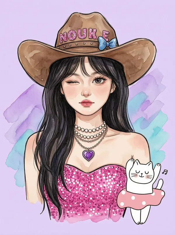 手绘水彩风插画|上传照片得同款 - 主图(AI艺术作品)