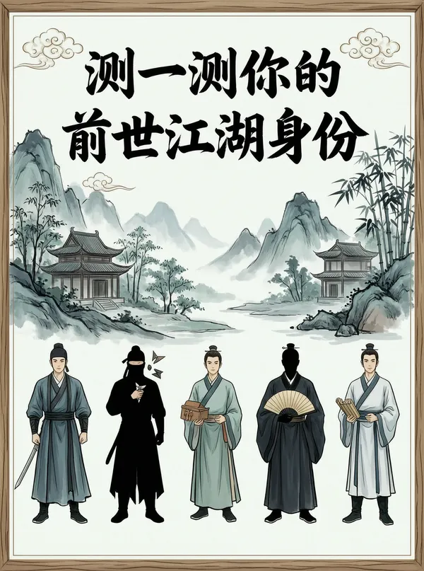 测一测你的前世江湖身份 - C作品