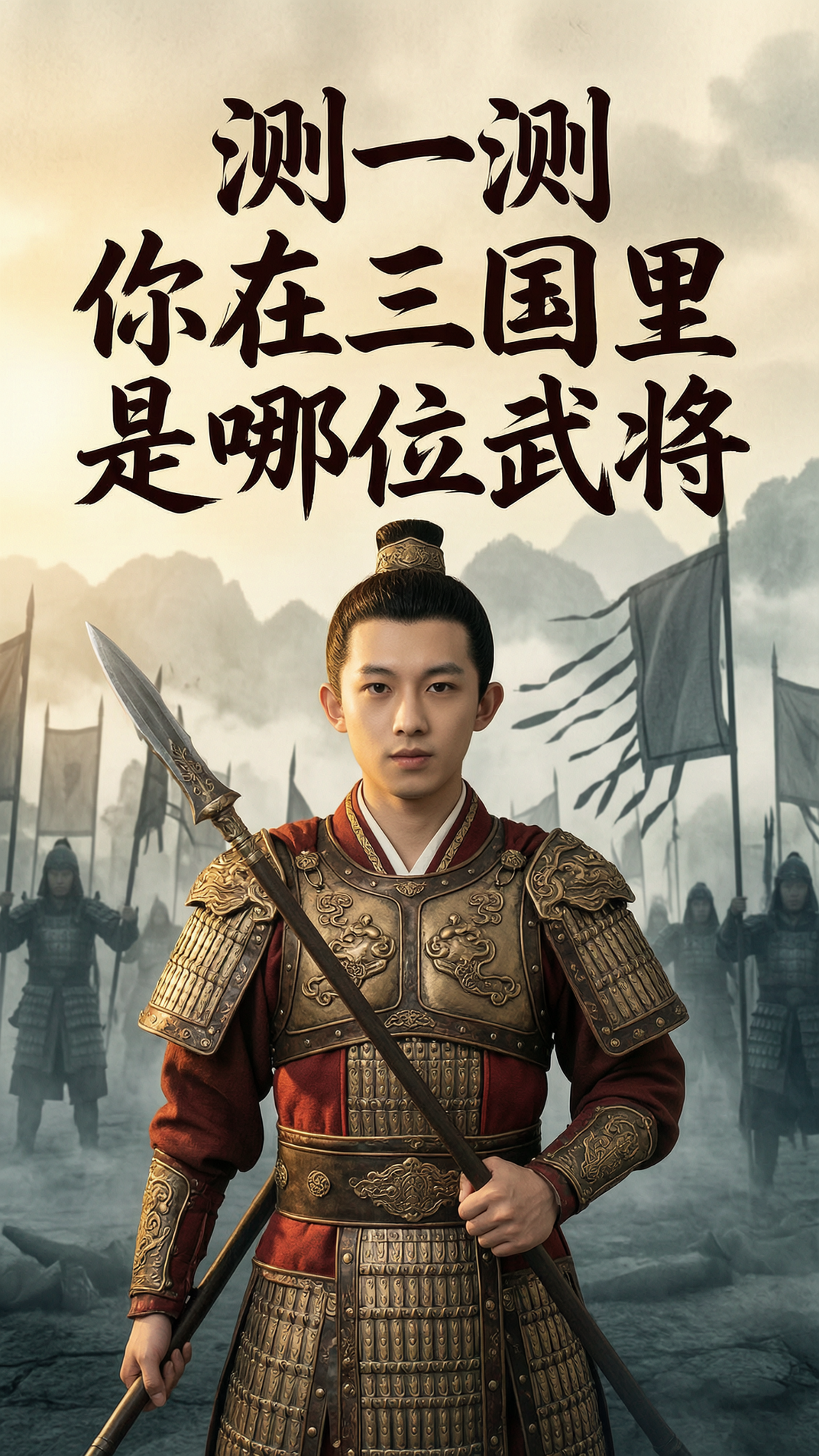 测一测你在三国里是哪位武将？ - 作品图1
