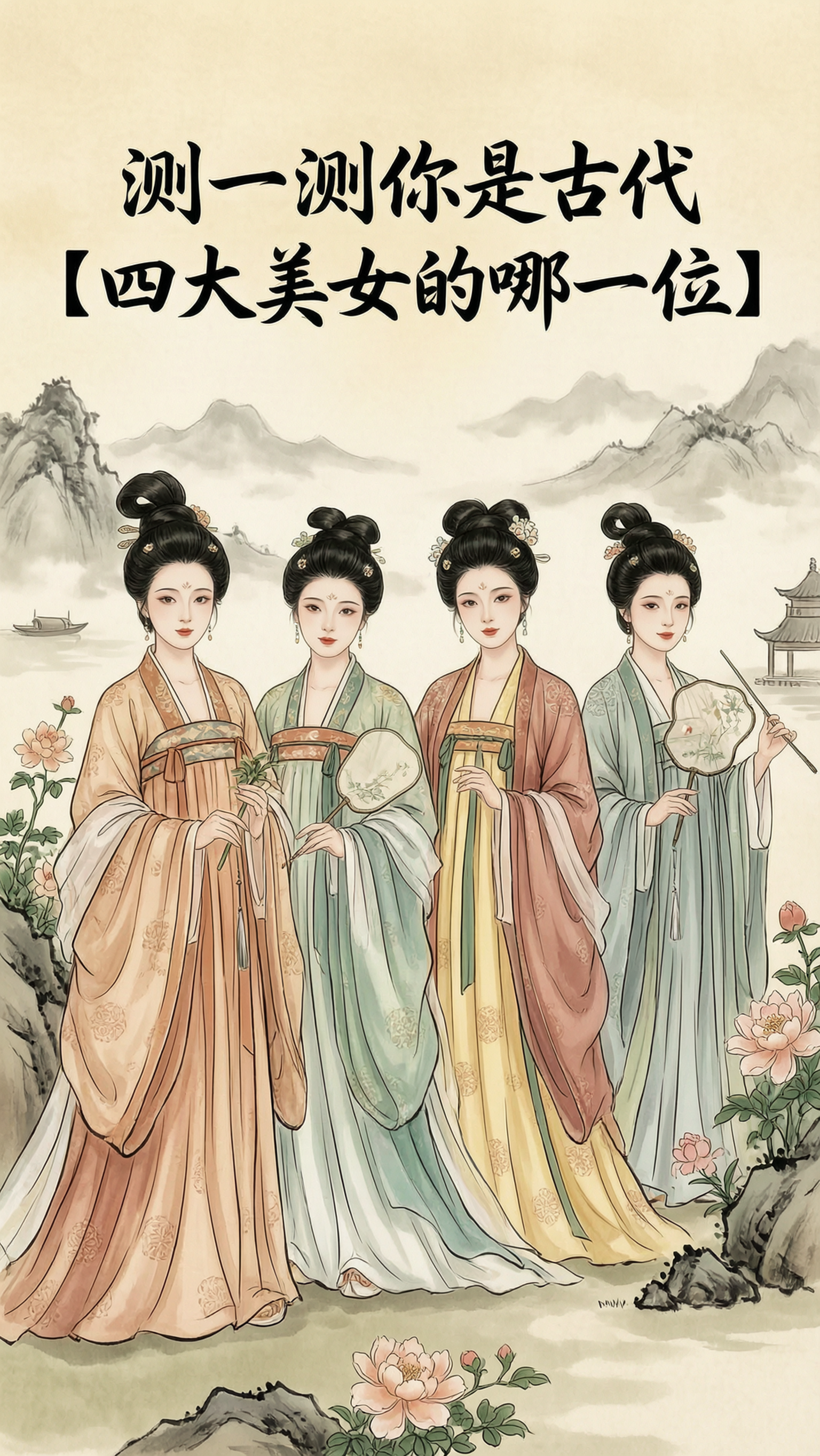 测一测你是古代四大美女的哪一位？ - 作品图1