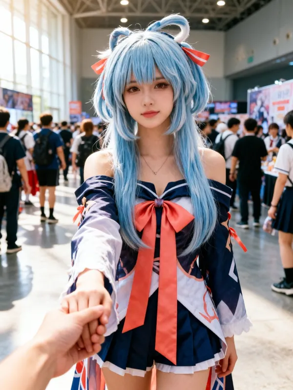 二次元漫展氛围感写真🔥一键get同款 - 主图(AI艺术作品)