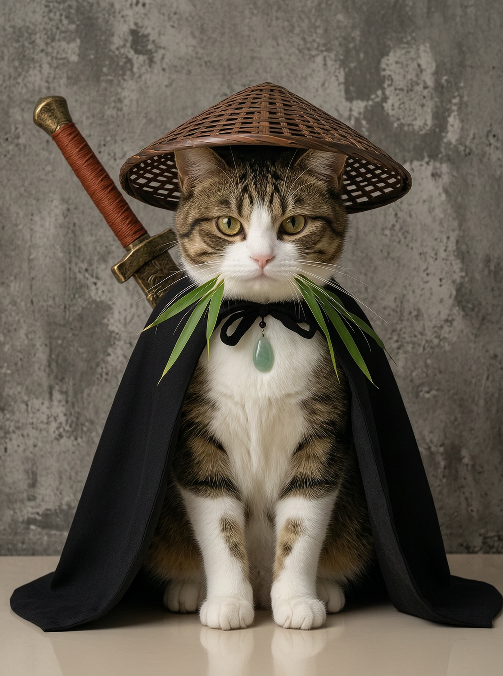 猫界侠客古风写真 传爱宠做同款 - 作品图1