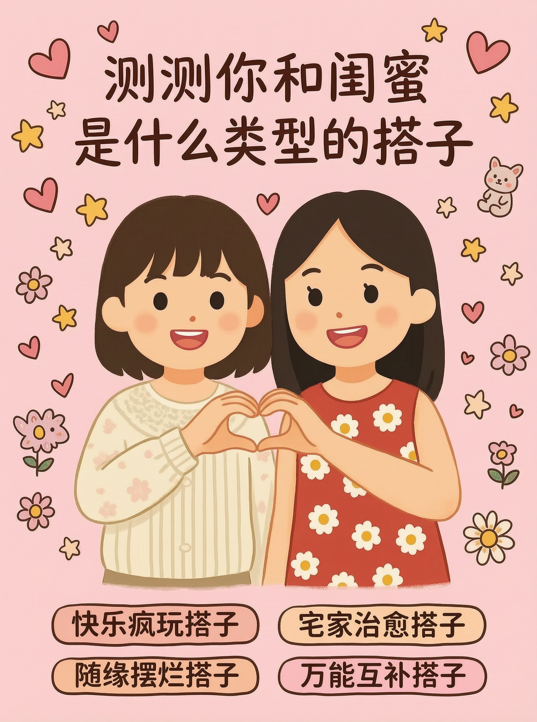 测测你和闺蜜是什么类型的搭子 - 作品图1