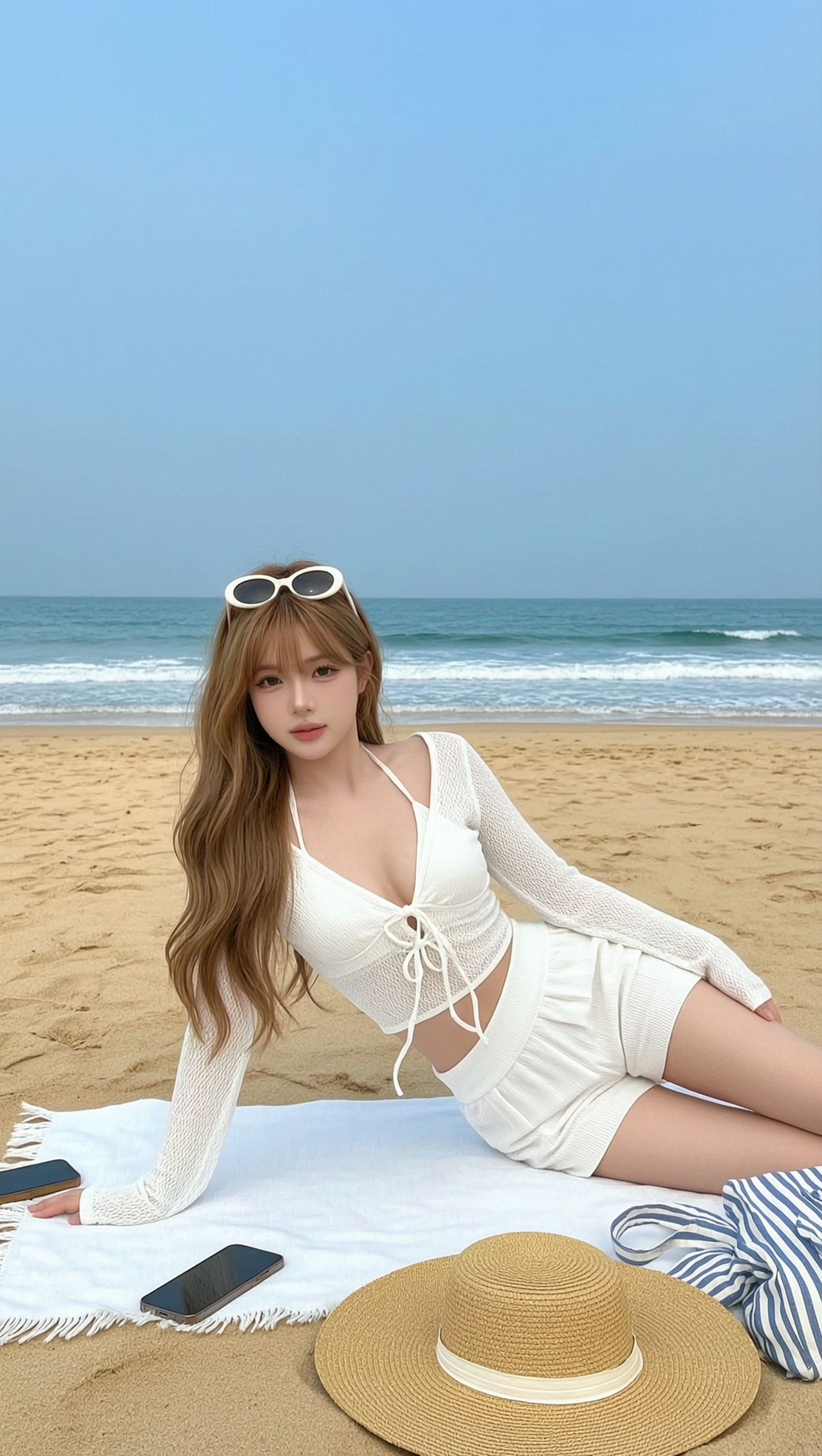 夏日海边沙滩比基尼写真 - 作品图1