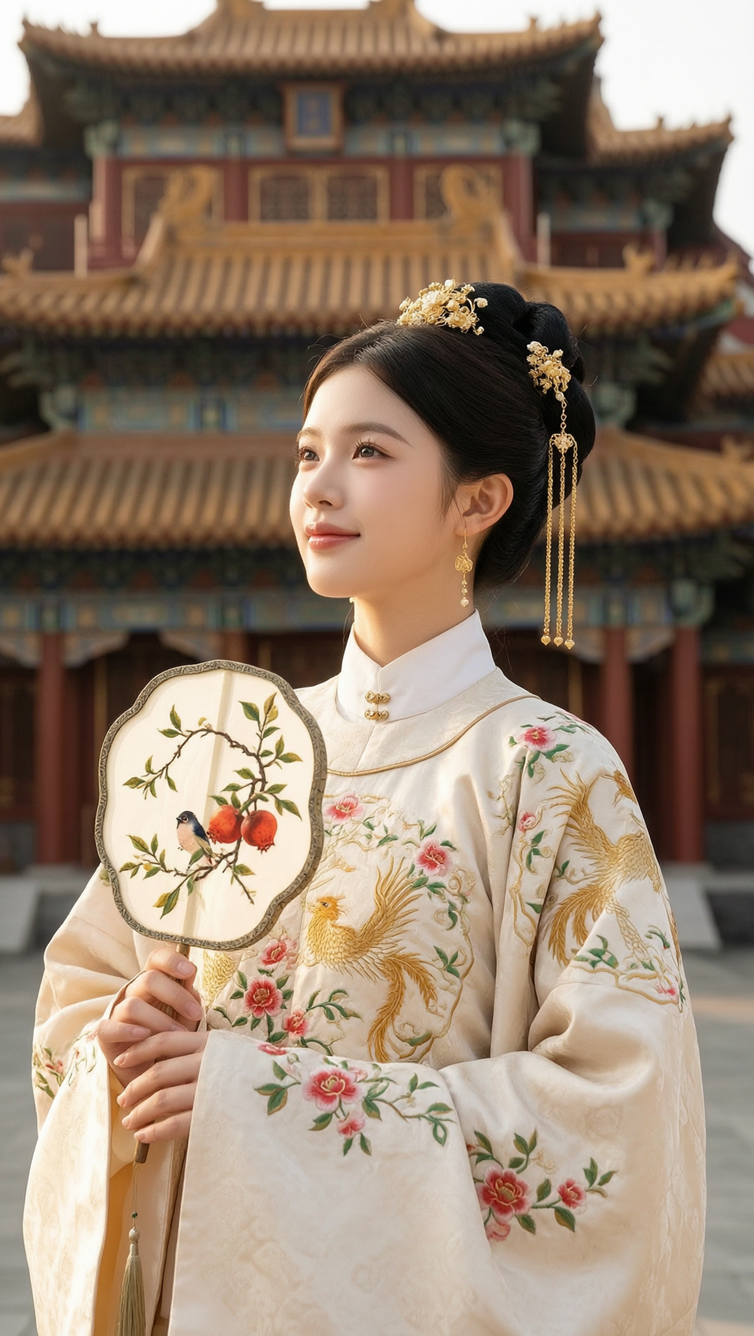 国风雅致明制汉服外景写真 - 作品图4