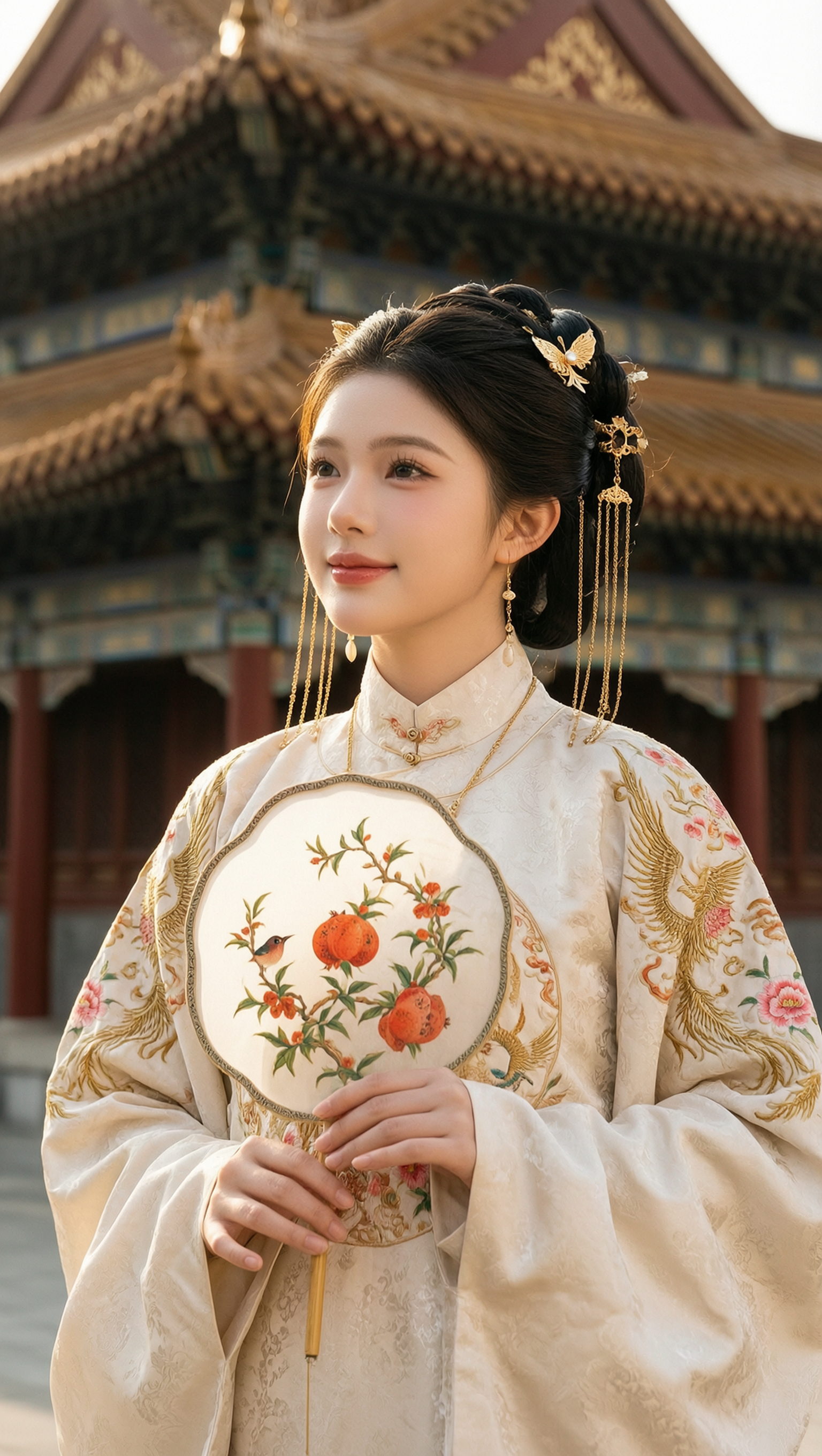 国风雅致明制汉服外景写真 - 作品图3