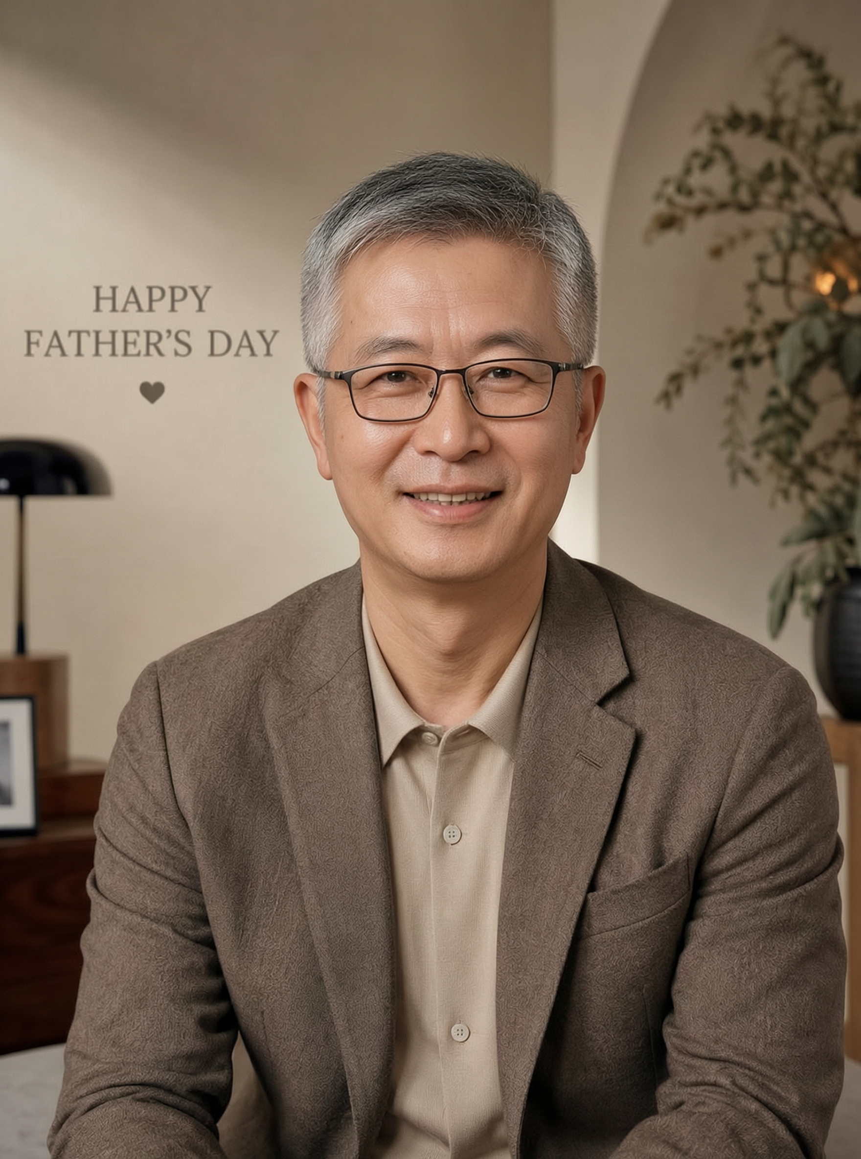 父亲节爸爸节日快乐❤️替换照片得同款 - 作品图1